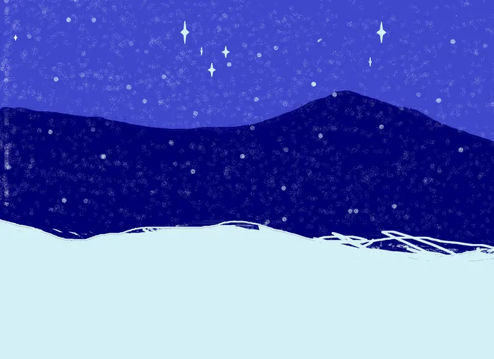 Кушалиев Саид - 13 лет - Зимняя ночь - МБОУ Гимназия 2